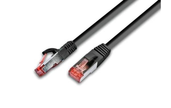 Wirewin Patchkabel Cat 6, S/FTP, 70 m, Schwarz
