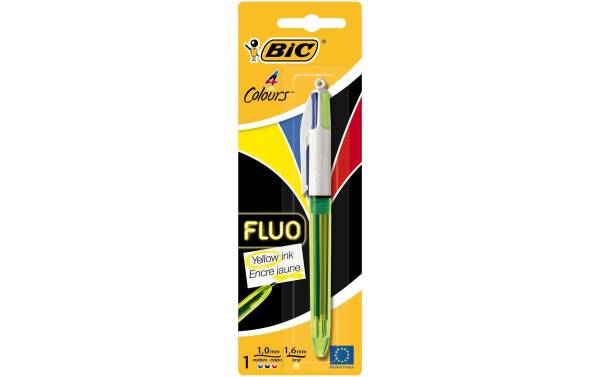 Kugelschreiber Fluo 4 Colours Blister BIC 933949