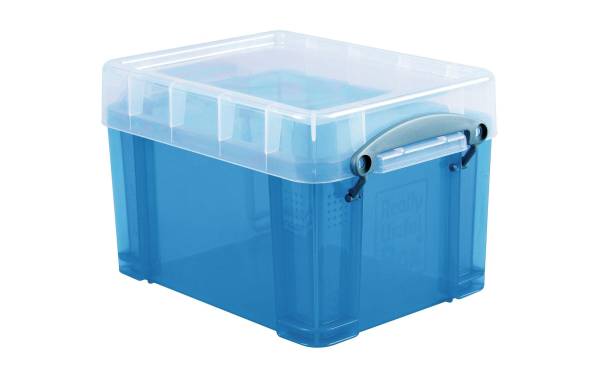 Kunststoffbox 3lt transparent blau USEFULBOX 68502006