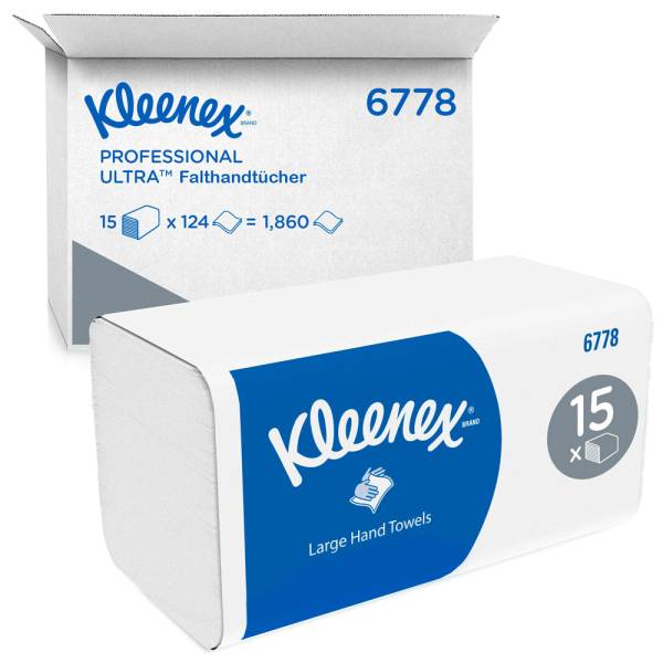6778 - Kleenex® Ultra™ Handtücher - Interfold / Medium (Ersatz 6789)