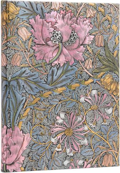 PAPERBLANKS Notizbuch Ultra PB9385-5 Morris Heckenkirsche,l. 176 S.