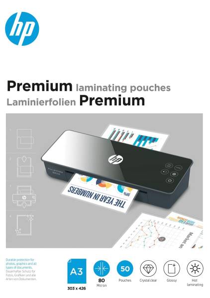 Laminiertaschen Premium, A3, 80 Mic HP 9126