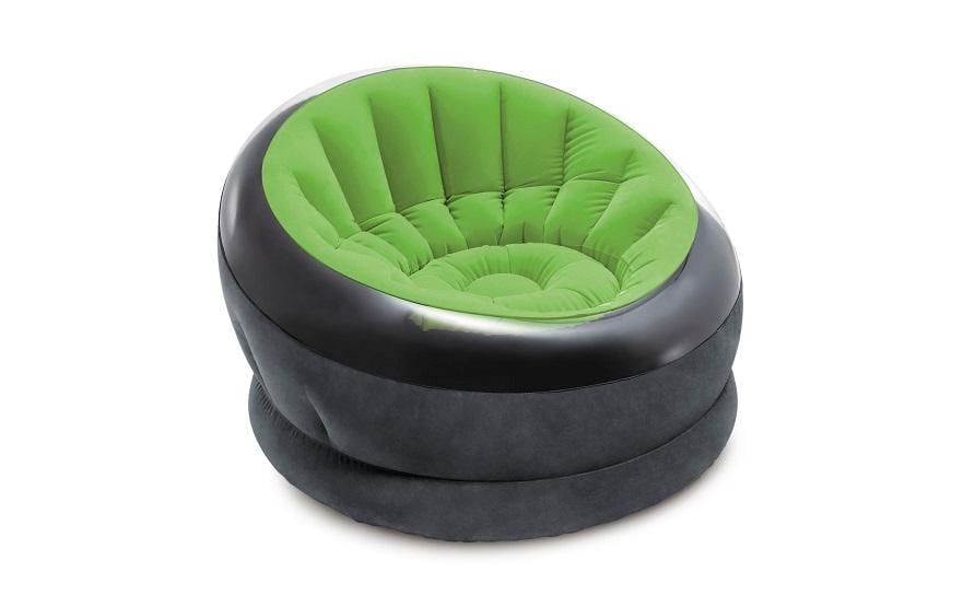 Intex Aufblasbarer Sessel Empire 112 x 109 cm, Grün, Schwarz 1stop