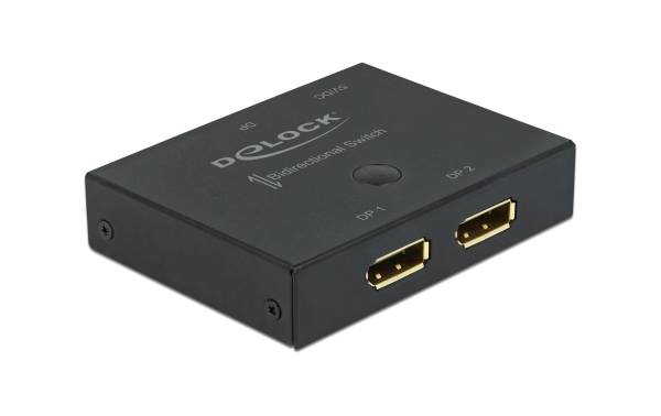 Delock Switchbox 2 Port Displayport 8K/30Hz Bidirektional