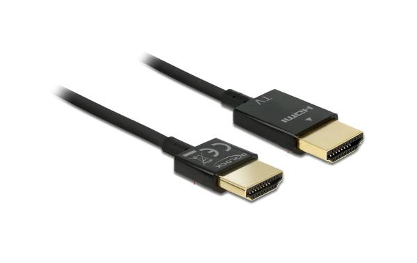 Delock Kabel 4K 60Hz HDMI – HDMI, 4.5 m, Schwarz