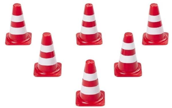 HobbyFun Mini-Utensilien Pylonen Rot/Weiss