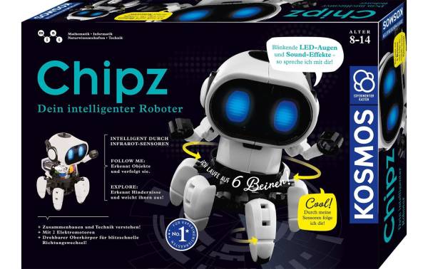 Kosmos Experimentierkasten Chipz – Dein intelligenter Roboter