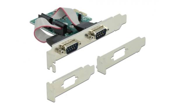 Delock PCI-Express-Karte 90007 2x Seriell / RS-232