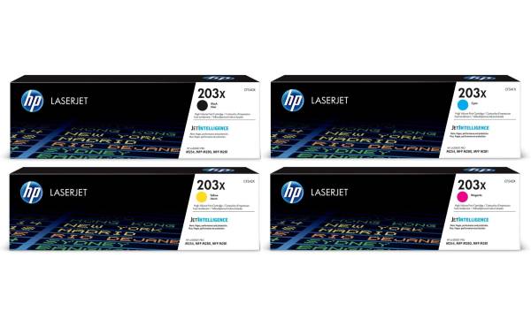 HP Rainbow Kit Nr. 203X (CF540X-CF543X) BL/C/M/Y