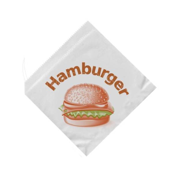 Papierbeutel Hamburger 16 x 16 cm – 500 Stück