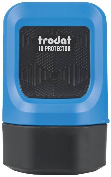 trodat Datenschutz-Rollstempel ID Protector-Set, blau
