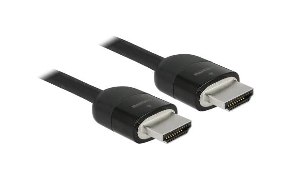 Delock Kabel 4K 60Hz HDMI – HDMI, 3 m, Schwarz