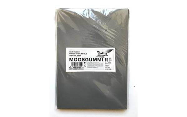 folia Moosgummi, (B)200 x (H)290 mm, hellgrau