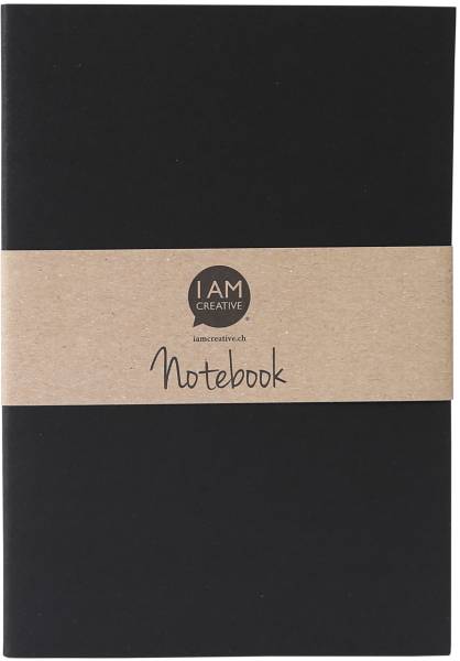 I AM CREATIVE Notizbuch A5 MAA4005.08 schwarz 60 Seiten