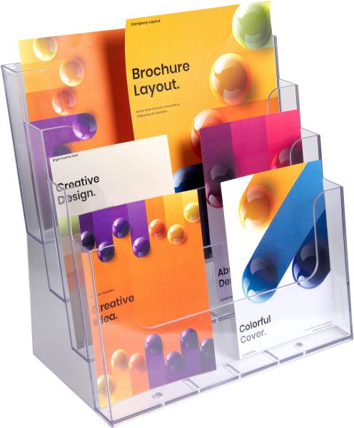 EXACOMPTA Prospekthalter Multi Format 74258D transparent