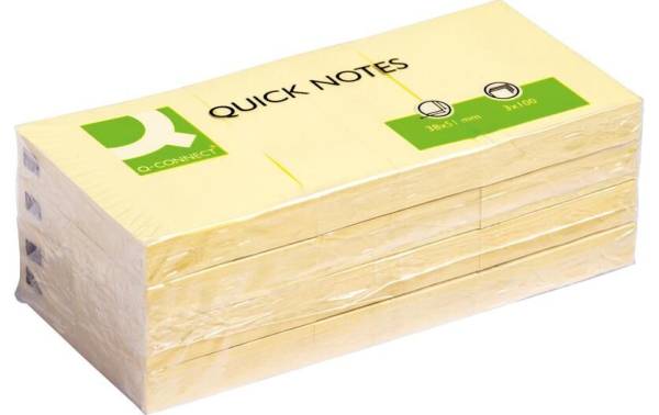 CONNECT Notizzettel Quick Notes 38 x 51 mm, 12 Stück