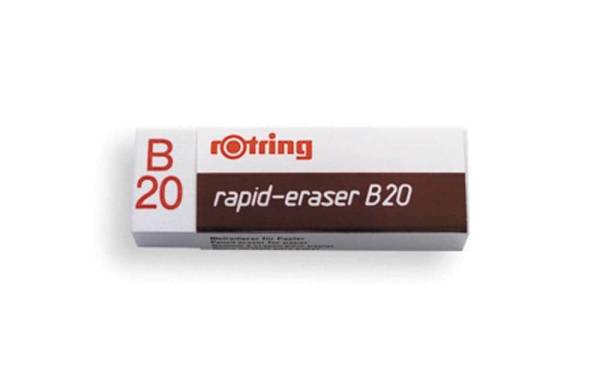 Radierer B20 60x22x10mm, rapid-eraser ROTRING S0194570