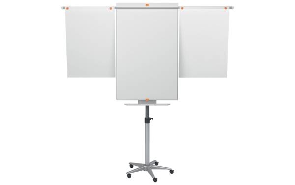 nobo Flipchart Mobil Stahl Nano Clean, magnethaftend, weiß