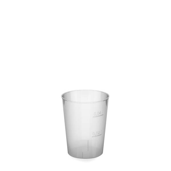 Schnapsglas (PS) 43mm 2cl,4cl – 10 Stück