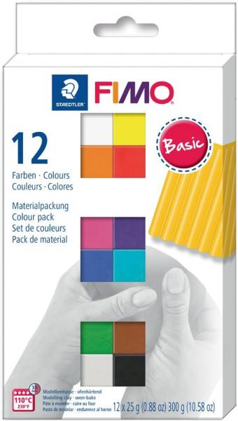 FIMO SOFT Modelliermasse-Set 'Brilliant', 12er Set