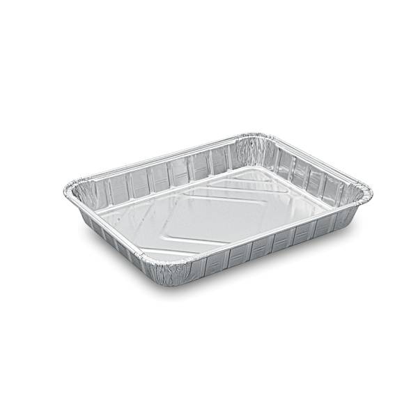Menü-Schale (ALU) ungeteilt 227 x 177 x 30 mm 930ml – 100 Stück