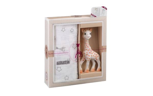 Sophie la girafe Geschenkset Spielfigur und Mulltuch