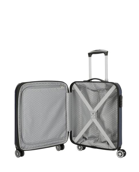 Travelite CITY 4w Trolley S erweiterbar, Marine