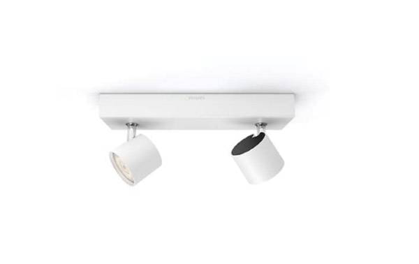 Philips Spot Star Warm Glow, 2 x 4.5 W, 500 lm, 2200-2700 K, Weiss
