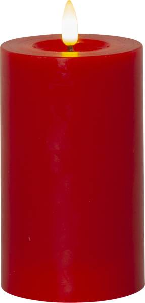 LED Pillar Kerze Flamme Flow