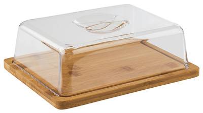 APS Bambus-Tablett mit Haube, 240 x 185 x 15 mm