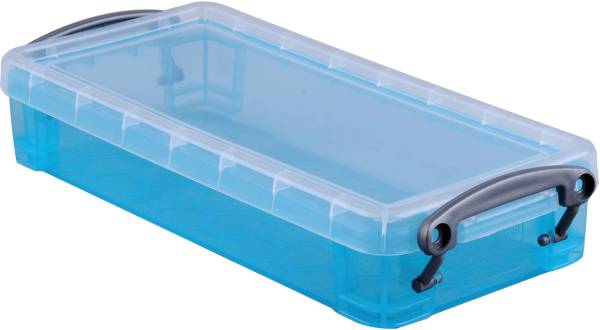 Kunststoffbox 0,55lt transparent blau USEFULBOX 68501617