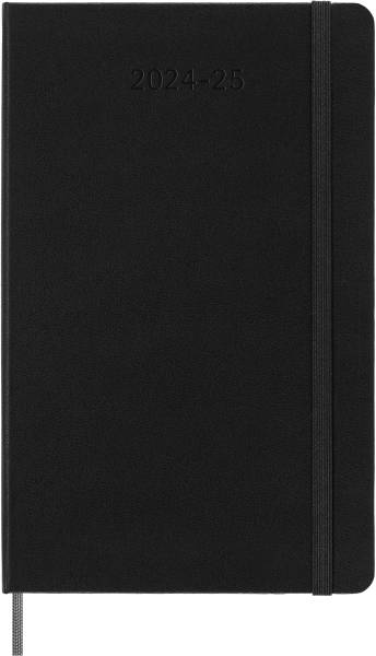 MOLESKINE Wochenkalender 24/25 999270698 18M HC schwarz 13x21cm
