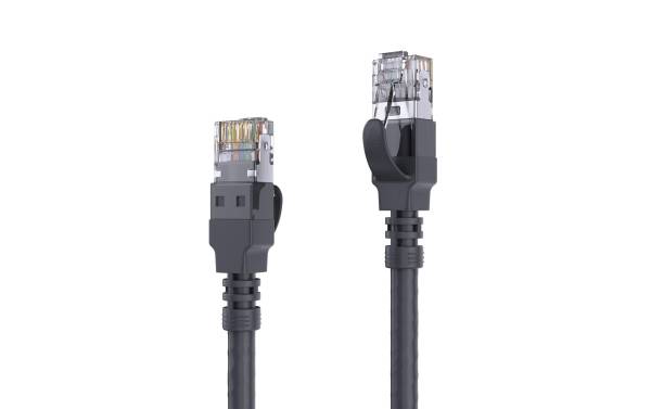 PureLink Patchkabel Cat 6A, S/FTP, 1.5 m, Schwarz