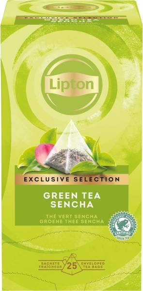 LIPTON Green Sencha Tee 4071221 25 Pyramiden