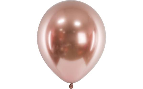 Partydeco Luftballon Glossy Rosegold, Ø 30 cm, 10 Stück