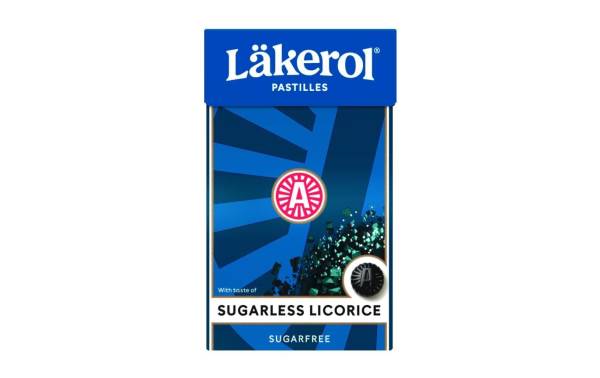 Läkerol Bonbons Sugarless Licorice 27 g