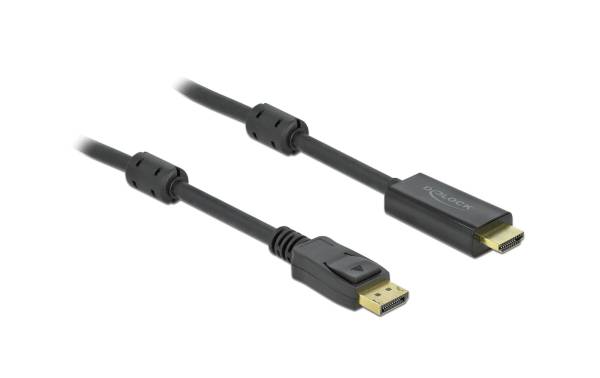 Delock Kabel aktiv DisplayPort – HDMI, 5 m