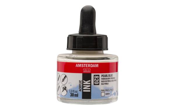 Amsterdam Acryltinte 30 ml, Perlblau