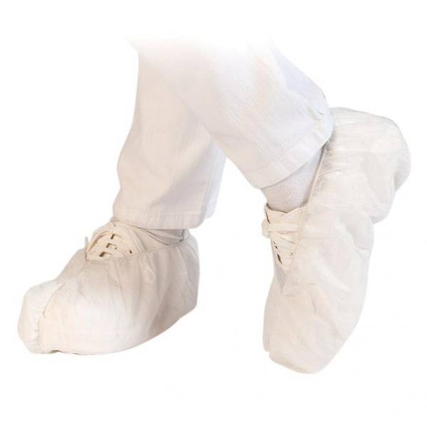 Überschuhe MED PP-Vliessstoff weiss, 40g/m2 40cm, rutschhemmend