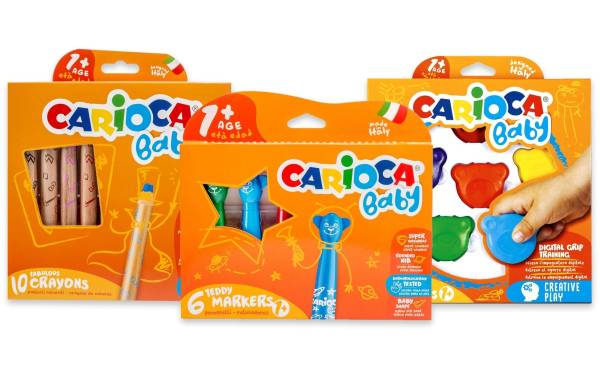 Carioca Malset Baby 22 Stück, Mehrfarbig