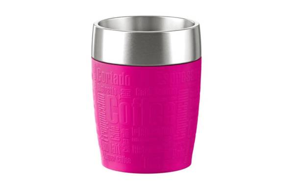 emsa Isolierbecher TRAVEL CUP, 0,20 L., Manschette pink