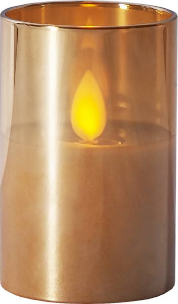 LED Pillar Kerze M-Twinkle