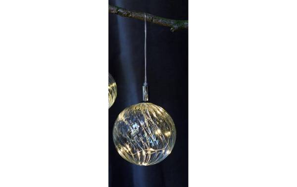 Sirius Weihnachtskugel Wave Ball, Ø 10 cm, Klar