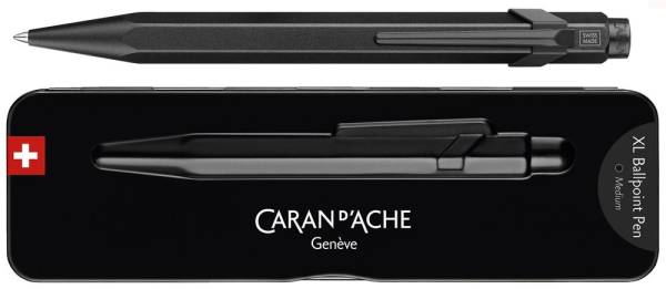CARAN D'ACHE Druckkugelschreiber 849 XL BLACK CODE, schwarz