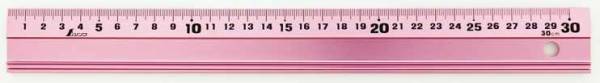 Lineal Alu 30cm pink NT 65416