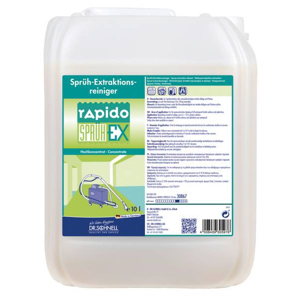 DR.SCHNELL'S RAPIDO Sprühextraktionsreiniger für Teppiche und Polster
