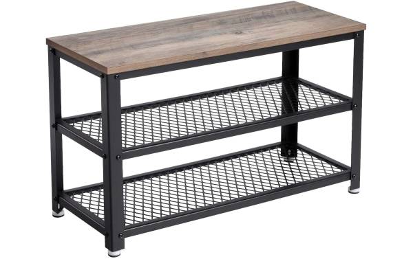 VASAGLE Schuhregal aus Holz und Metall 73 x 45 cm