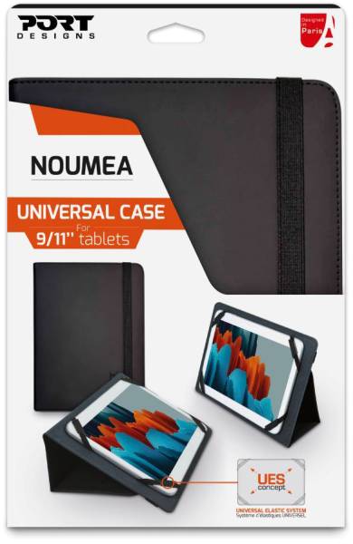 NOUMEA UNIV. TABLET CASE 9/11, Black PORT 201311