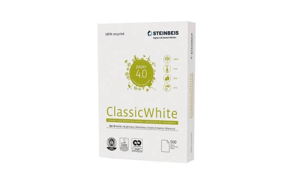 STEINBEIS Papier Classic White A4 88080024 80g, recycling 500 Blatt