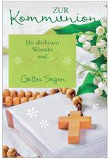 SUSY CARD Kommunionskarte "Schriftzug"